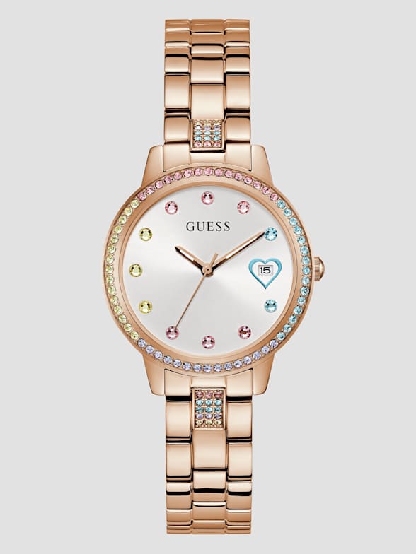 Reloj Mujer Guess Quattro Clear