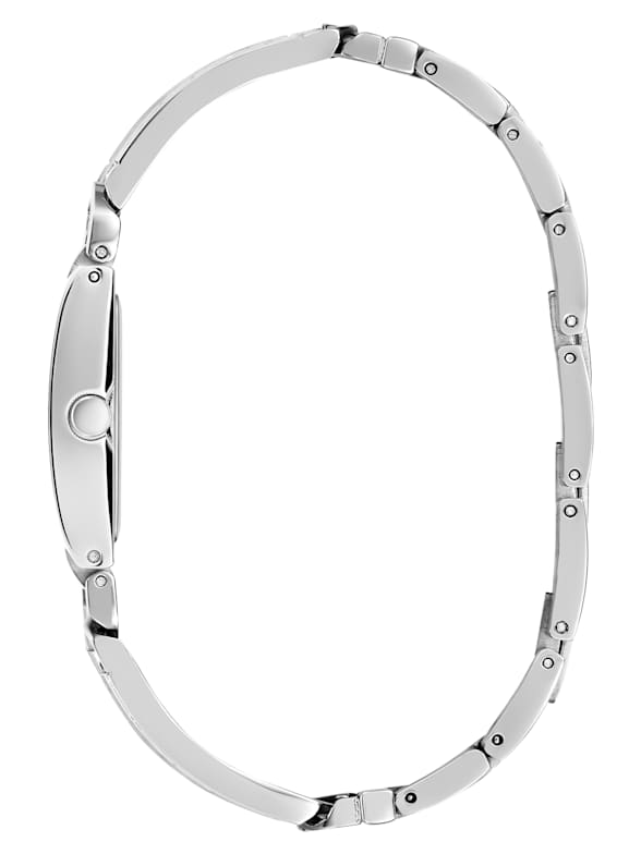 Guess women's stainless steel casual wire bangle bracelet watch hotsell