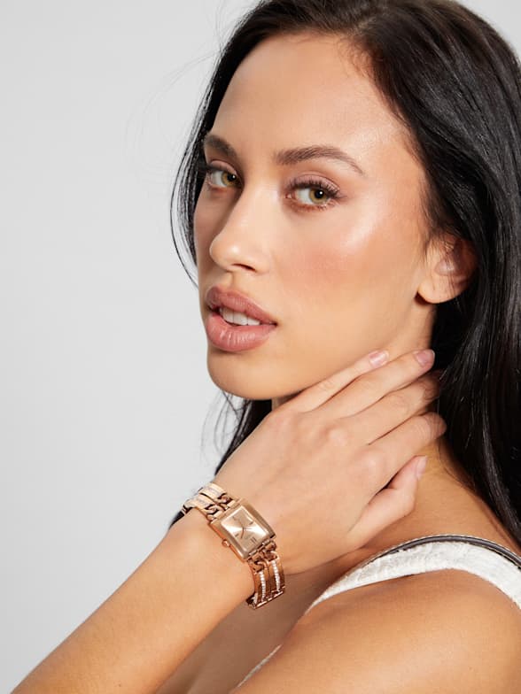 Women s Rose Gold Tone Watches GUESS Canada