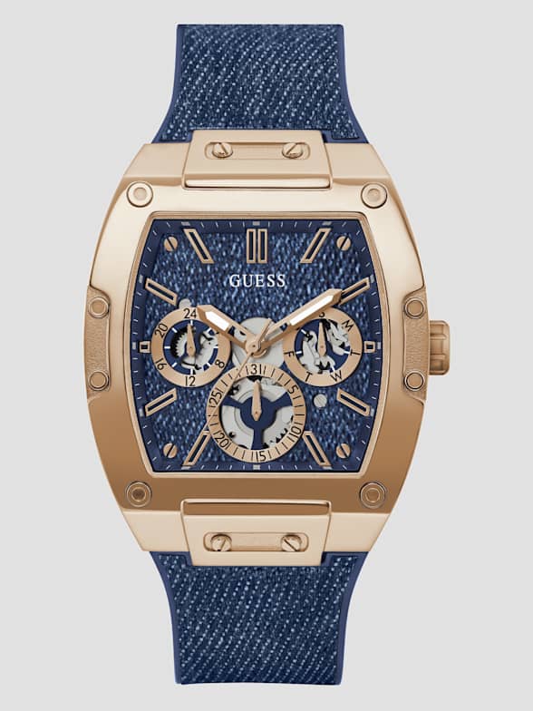Guess watch navy and rose gold 2025