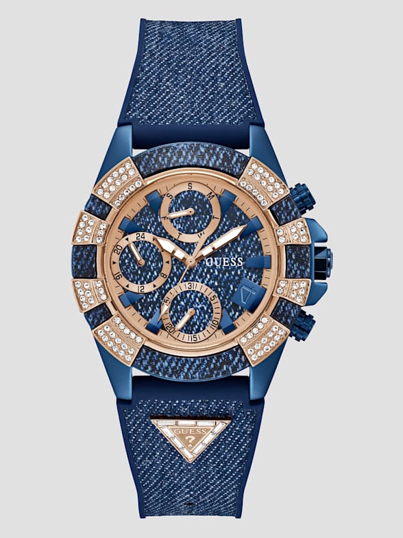 Guess watches for women blue clearance
