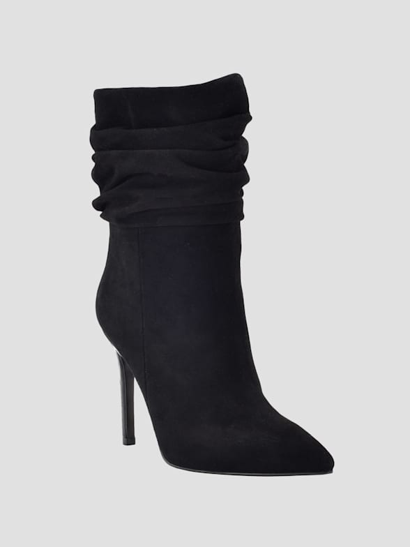 guess women's haler lace up combat booties
