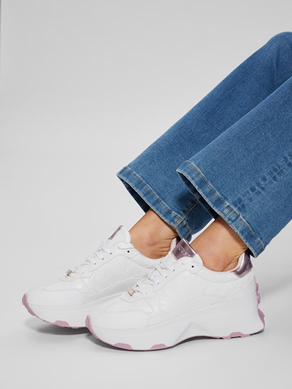 Guess women's shoes fashion sneakers hotsell