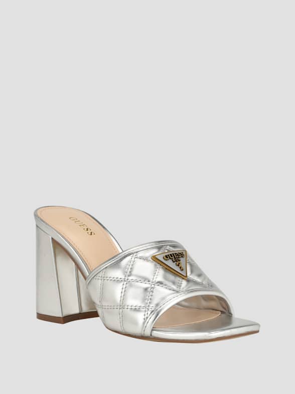 Guess metallic heels Clearance
