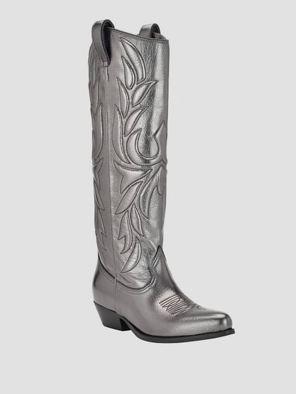 Guess gandy leather on sale boots