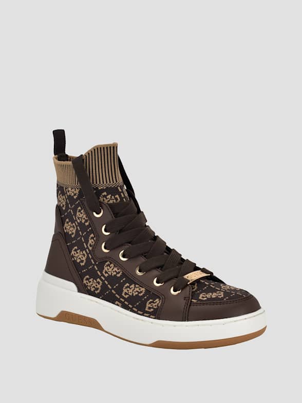 Women's guess high top sneakers outlet