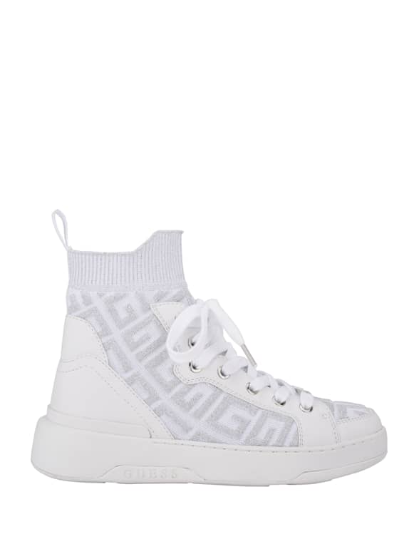 Women's guess high top sneakers clearance