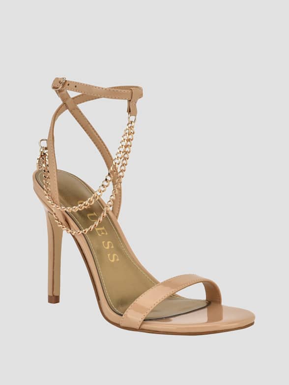Guess pumps gold clearance