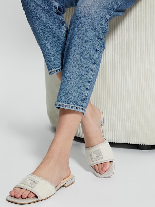 Google Slide Sandals (White Soles)