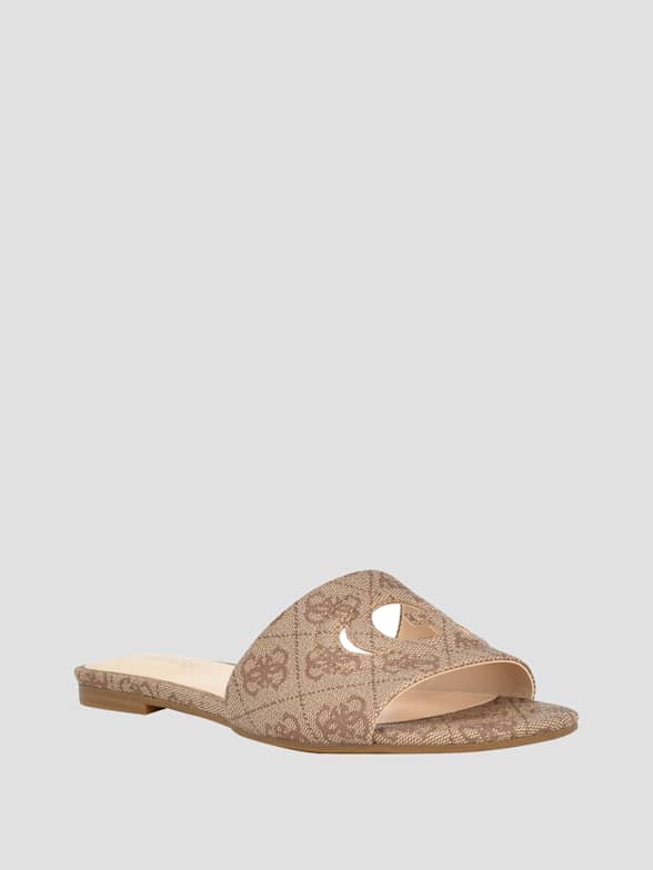 Guess women's slide sandals cheap