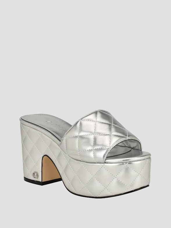 Guess sandals platform sale
