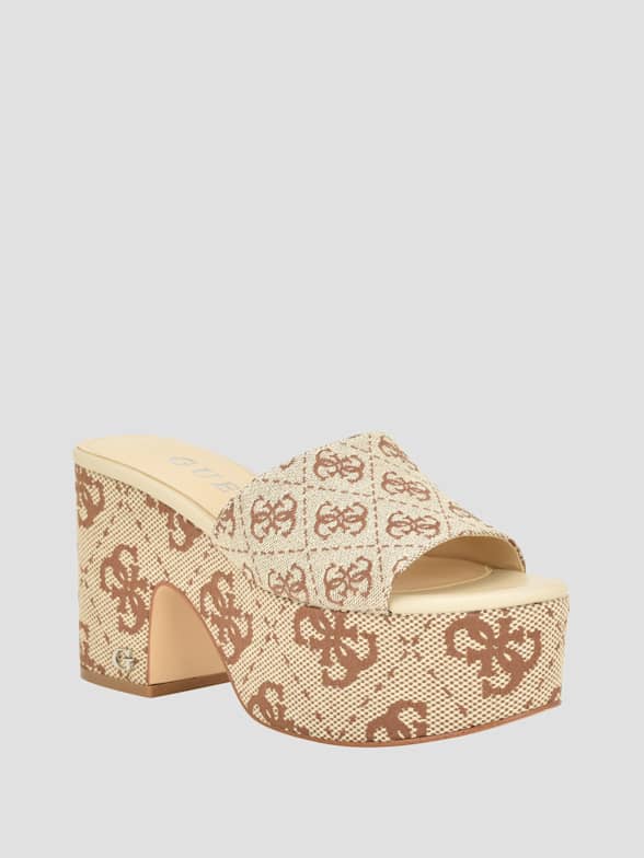 Guess high heel flip flops discount