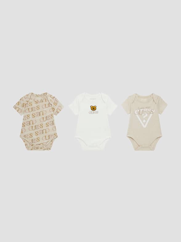 Guess, One Pieces, Guess Infant 3pk Bodysuit