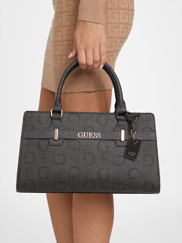 Sac Femme GUESS Noir Avec Logo - Neuf Avec étiquettes - Tote & Shopper Taille Medium - Modèle FG318802