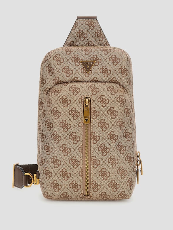 Guess men's leather backpack hotsell