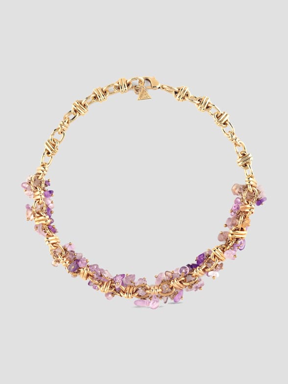 Guess necklace sale discount