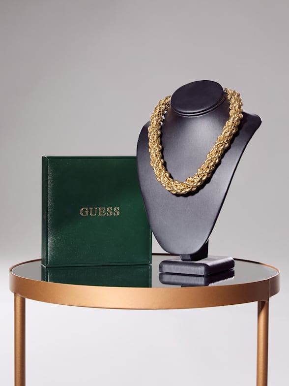 Women s Necklaces Gold Layered Chain Necklaces GUESS