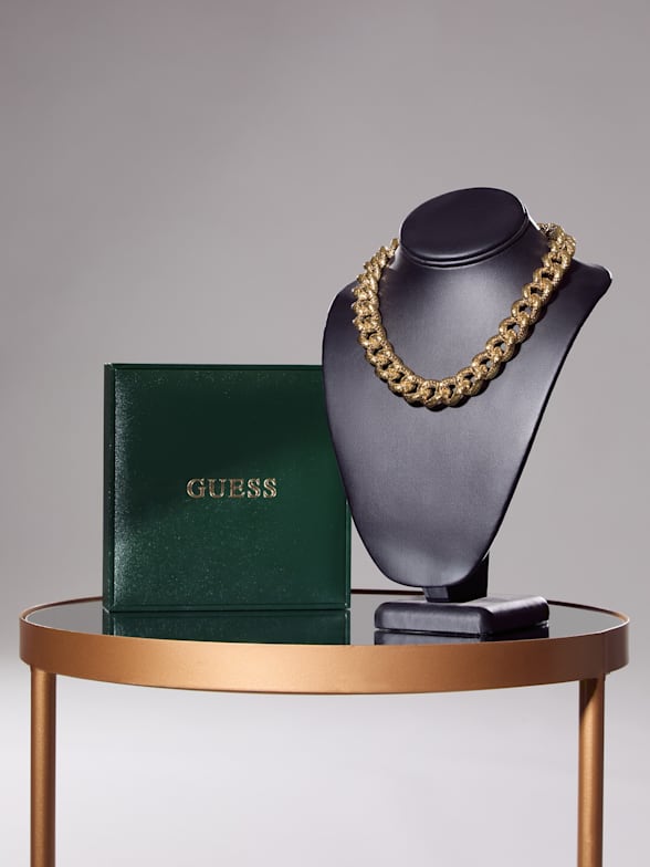 Women s Necklaces Gold Layered Chain Necklaces GUESS Canada