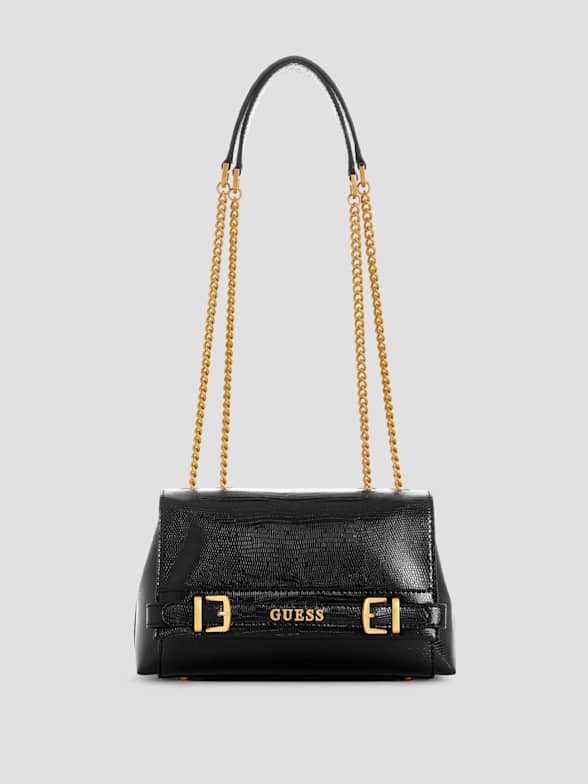 Black handbag store guess