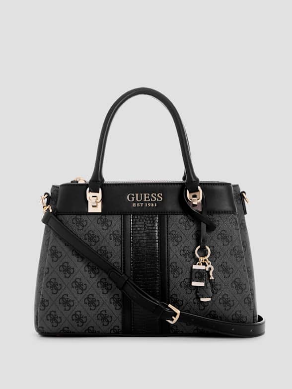Guess logo city luxury satchel hotsell