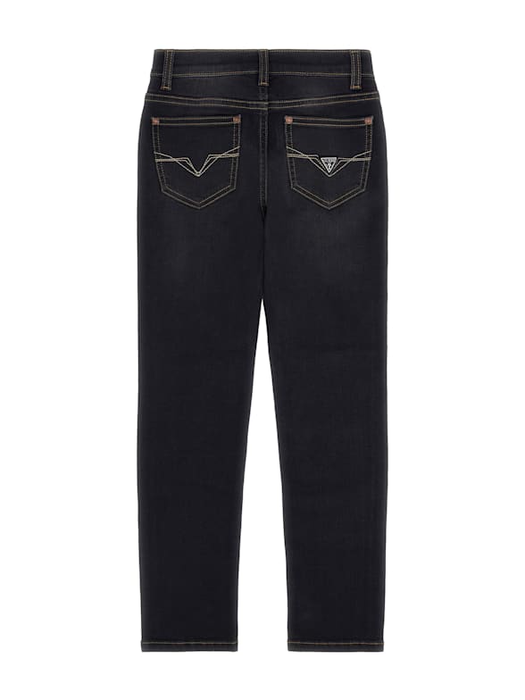 Guess - Dark Denim Heart Boot-Cut Jeans – Village Kids