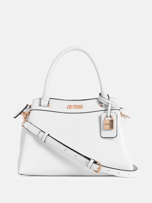 Guess white bag sale new arrivals