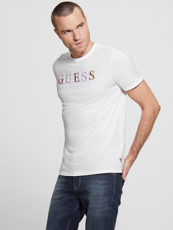 GUESS Logo Shirts, Sweaters, Accessories & More | GUESS