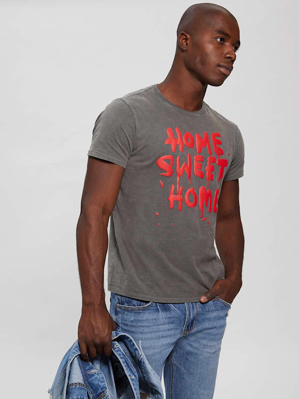 Guess t shirt czerwony clearance