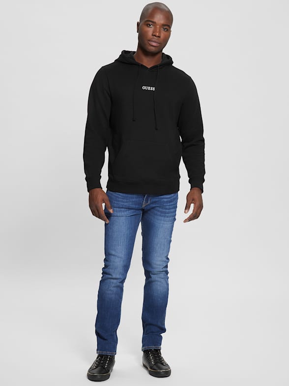 Guess triangle logo hoodie 2025