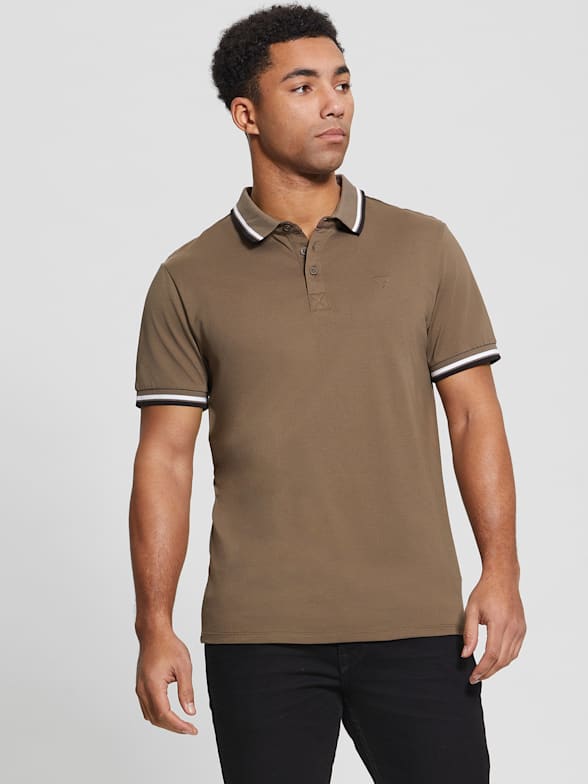 Mens guess polo shirt clearance
