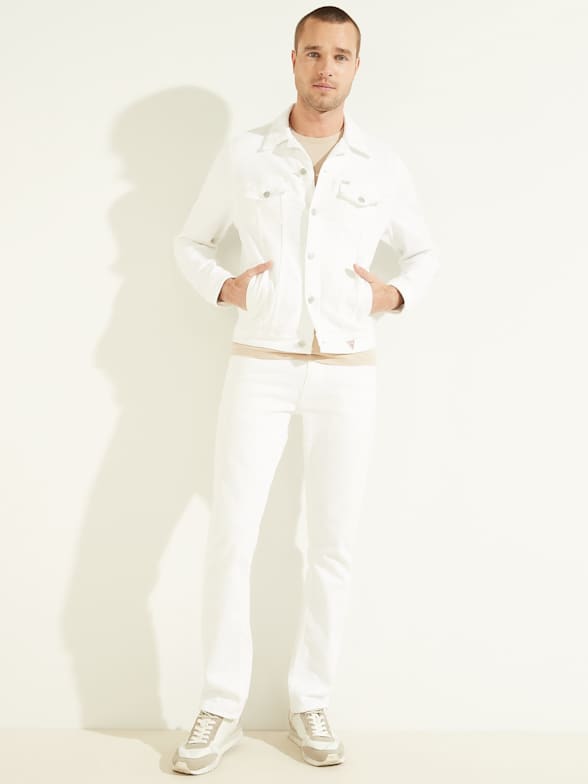 White denim suit sale men's