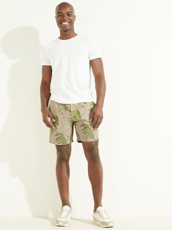White shirt and khaki shorts clearance