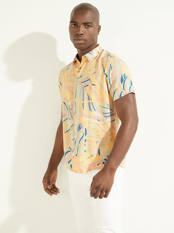 Guess shirts men clearance