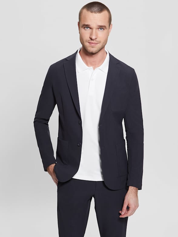 Guess blazer mens hot sale