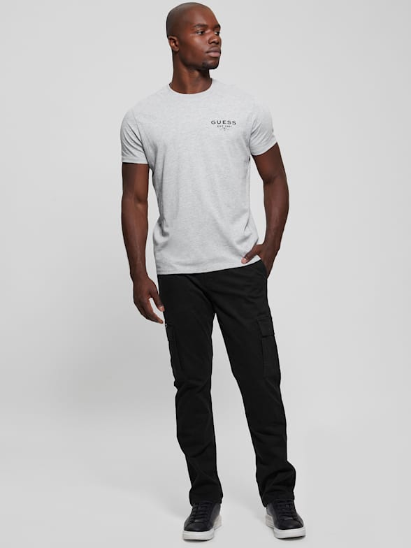 Calvin Klein Jeans Printed Men Round Neck White T-Shirt - Buy Calvin Klein  Jeans Printed Men Round Neck White T-Shirt Online at Best Prices in India