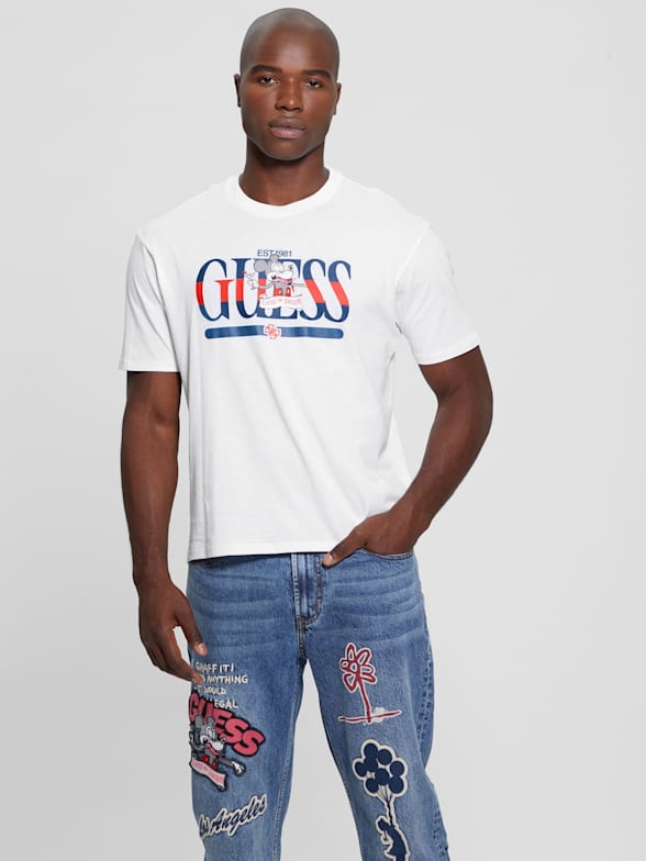 Guess sale t shirt hot sale