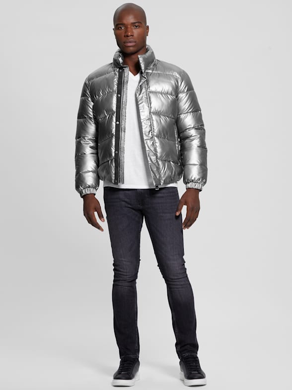 Guess noah nylon puffer jacket best sale
