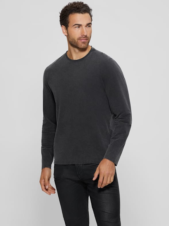 Guess long sleeve t shirt mens 2025
