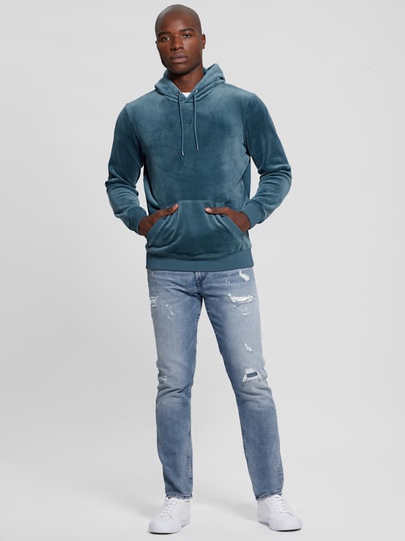 Guess classic logo hoodie sale