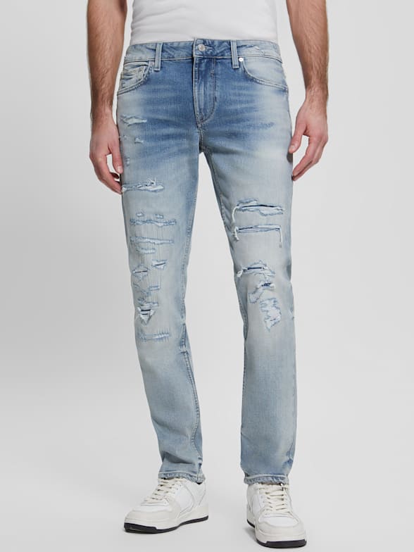 Men's Light Wash Denim & Jeans | GUESS