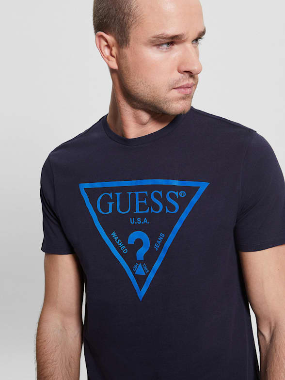 Blusas guess con logo hotsell