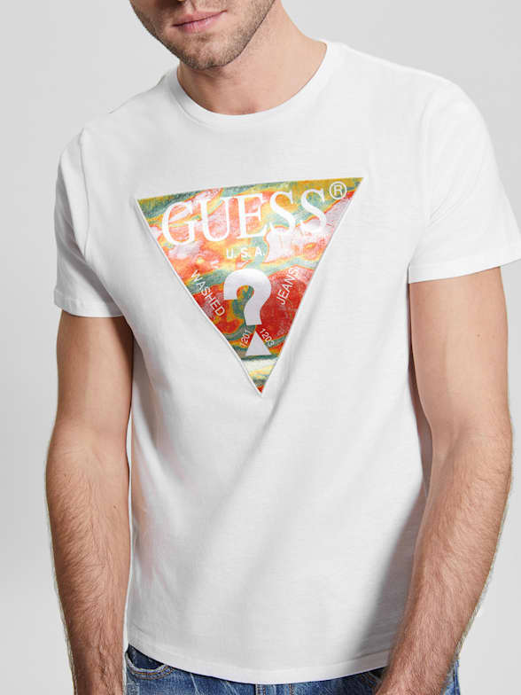 t shirt guess logo