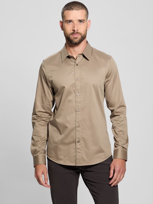 Guess men's dress shirts top