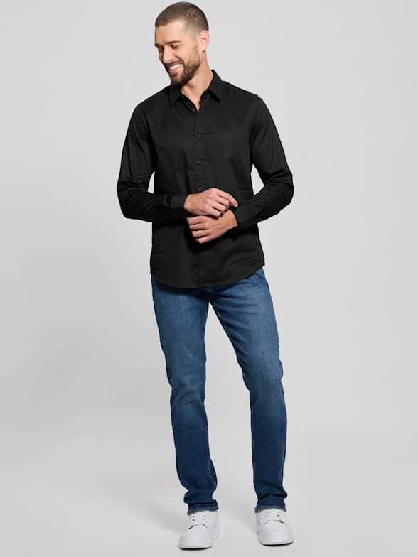 Guess dress shirts best sale