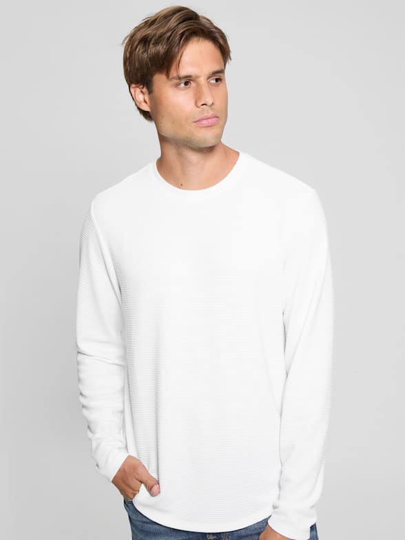 Editor Mundtlig Vind Men's Long Sleeve Shirts & Tees | GUESS