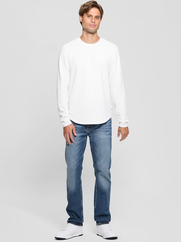 Long sleeve guess t shirt outlet
