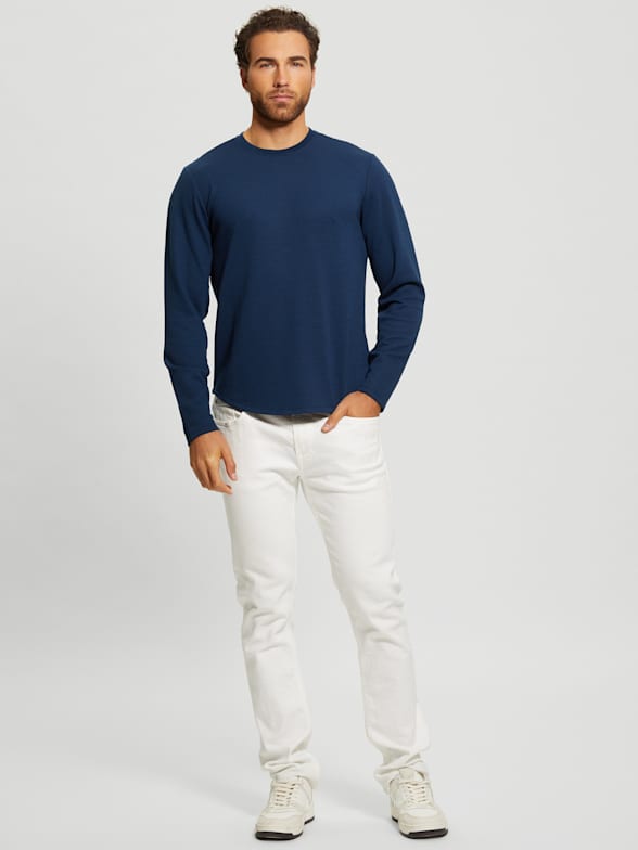 Basic T-shirt with long sleeves - T-shirts - CLOTHING - Man