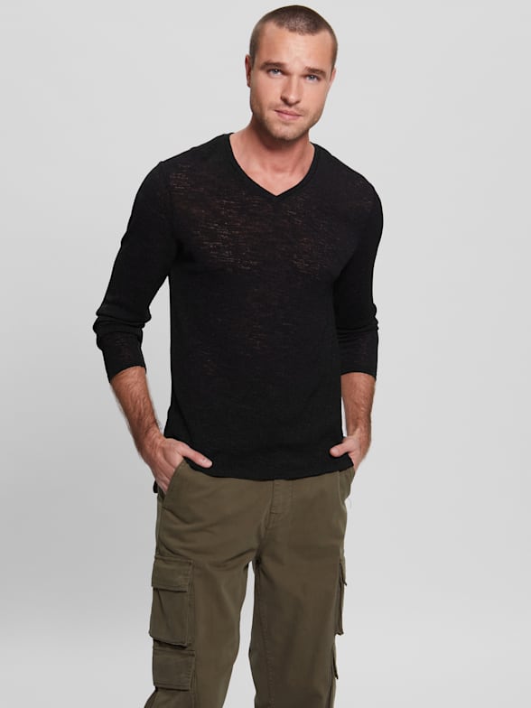 Guess men's long deals sleeve shirts