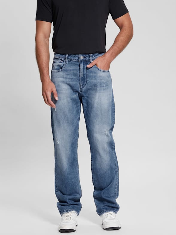 Guess loose fit jeans sales