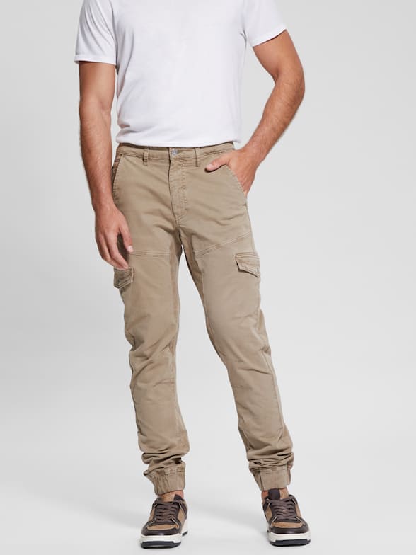 GUESS Men's Utility Jogger Pants - Macy's